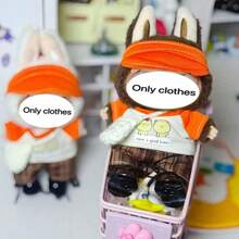 全新 1 套 15-17 厘米 吊坠皮革风格服装系列，适用于 娃娃第 1、2、3 代，适合 派对和聚会（仅服装，无鞋） - 彩色 - 查看 1