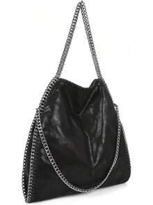 JOTHIN Large Tote Bag Women Crossbody Bags Chain Womens Purse Designer Handbags Shoulder Bag(Black) - 1 - Xem 1