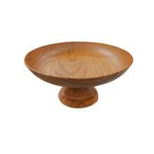 2 件/套 + 底座仿木纹高架零食水果碗，居家客厅乔迁新年节日宾客接待，甜点坚果盘