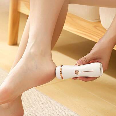 New Portable Electric Foot File,Cordless Rechargeable Callus Remover For Dead Skin & Hard Heels, 2-Speed Adjustable Pedicure Grinder With LED Light,Home/Spa/Travel Essential,Perfect For Diabetics, Runners & Elderly,Great For Mother's Day & Valentine's Gifts ,Waterproof & Quiet Operation (3 Replacement Rollers Included),Great ForChristmas Gifts