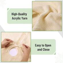 1 pieza Falda de árbol de Navidad tejida: Falda de árbol de 48 pulgadas de color blanco crema con trenzado de punto grueso, decoraciones rústicas de árbol de Navidad, decoración navideña de estilo granja, decoraciones para el hogar y fiestas navideñas, decoración del hogar, decoraciones navideñas, decoración de habitación, decoraciones navideñas de invierno, regalos de Navidad, decoración navideña