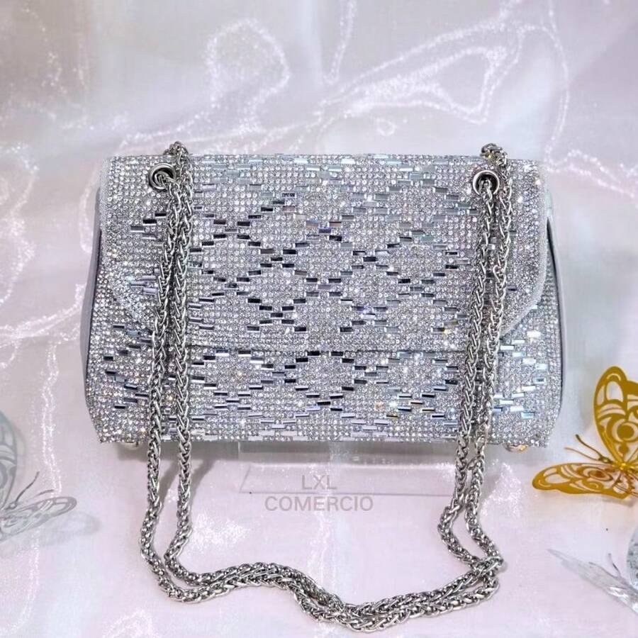 Bolsas femininas com Strass - Brilhe em Qualquer Ocasião 188-18