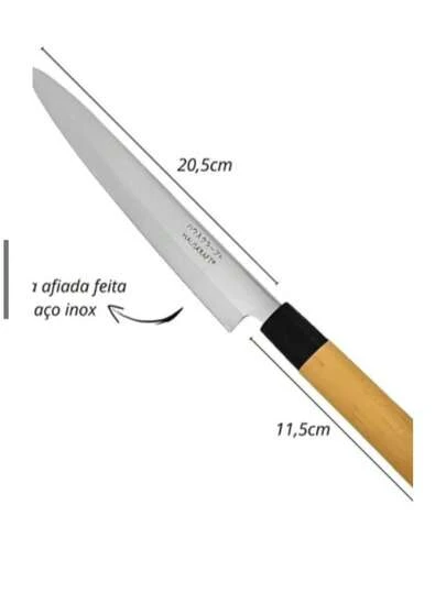 Faca de Sushi Pesca Peixes Cozinha