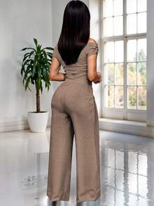 Women Jumpsuits - Nude - 查看 4