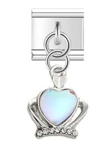 Creative And Exquisite Fashion Pink Alloy Candy Heart Italian Charm Bracelet Modular 9mm Link Accessories Wholesale - A - View 7