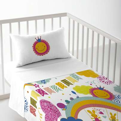 Naturals COOL KIDS - Parure de Draps Bébé Imprimée - ✅ Livraison 2 à 5 jours ✅ - 100% Coton - Ultra Douce - 15 Modèles Disponibles - 100x130/120x180 cm - Fabriqué en Espagne
