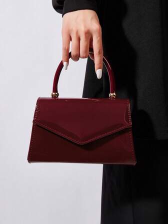 Fashion Solid Color Mirrored Handbag Evening Bag, Charming And Elegant Women's Business Bag, Suitable For Ladies' Daily Commute Or Dating For Party,Wedding, Prom, Dinner/Banquet, Matching With Wedding Dresses,Formal Dresses, Prom Dresses, Birthday Dresses