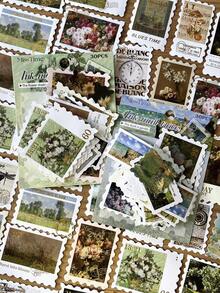 MOKING TRAVEL 30 miếng dán ngẫu nhiên hoa văn hỗn hợp - Xem 4