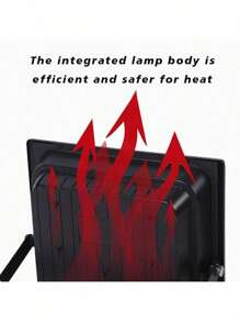 1 Modell Außen-Solarbeleuchtung, LED-Perlen helles weißes Licht von Dämmerung bis Morgengrauen, Solar-Sicherheitsscheinwerfer für Scheune, Garten, Garage, Weg, Hof, Terrasse, Rasen, Balkon, mit Kabel