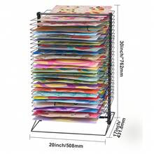 Art Drying Rack, 50 Removable Shelves 20 X 17 X 30 Inch Paint Drying Rack With Stable Base, Carbon Steel Metal Painting Drying Rack For Artwork In Classroom, Art Studios And Schools, Black