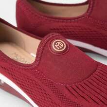 Modare Orthopedic Women's Sneakers Ultra Comfort Comfortable Gel Tech Shock Absorber Soft Insole Plantar Fasciitis - 酒紅色 - 查看 6
