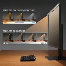 CANMEIJIA LED Screen Hanging Lamp, Touch Dimmable Computer Screen Light, RGB Backlight With USB Port, Magnetic Attachment, Suitable For Desktop Computer/Laptop/Display/Monitor/Desk/Computer Desk/Computer Live Streaming/ESports Gaming - Monitor Screen Light - View 6
