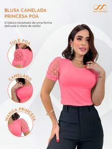 Swisz Women T-Shirts - Màu Hồng baby - Xem 3