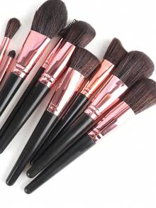 18pcs Makeup Brush Set, Eyeshadow, Blush, Powder Blending Soft Comprehensive Cosmetic Tools,Giveaways,Professional Makeup Brushes,Complete Makeup Set - Black - View 6