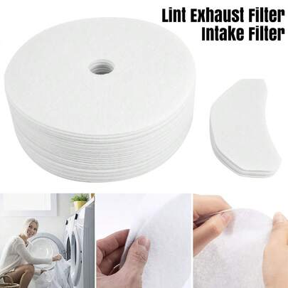 6pcs X Clothe Dryer Form Lint Exhaust Filter Fluff Washing Machine Intake Filter