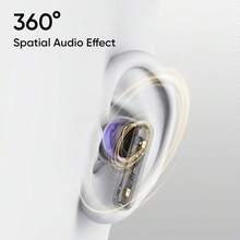 Realme Buds T310 真无线入耳式耳机，46dB 混合主动降噪，360° 空间音频，12.4 毫米动圈式低音单元，电池续航时间长达 40 小时，支持快速充电 - 紫色 - 查看 5