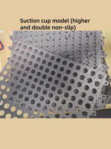 10 Pieces/Set Of TPE Bathroom Mats, Bathroom Shower Mats, Plastic Hollow Waterproof Swimming Pool Mats, Interlocking Floor Tiles With Drainage Holes, Bathroom Grid Mats, Bathroom Two-Color Non-Slip Mats, Shower Room Safety Non-Slip Mats, Bathroom Accessories, Non-Slip Shower Mat Module Interlocking Mats, Pools, Terraces, Balconies, Kennels, Poultry And Colored Grid Mats.