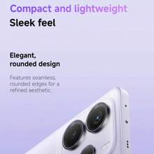 Xiaomi Redmi Note14 智能手机，搭载联发科天玑 7025-Ultra 处理器、5110mAh 高容量电池，性能持久，6.67 英寸大显示屏，超大音量，仅支持英语和中文 - 子夜黑 - 查看 7