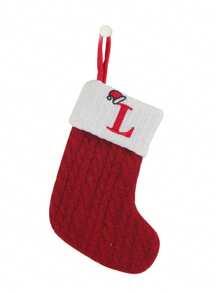 Capital Letter Christmas Stocking Decorations, Christmas Stockings, Double-Sided Fireplace Stockings, Party Decorations, New Year Party Favors, Personalized Initials Stockings, Family Holiday Christmas Party Decorations, Birthday, Christmas, Christmas Decorations, Christmas Tree Decorations, Baby Shower, Baby Supplies, Holiday Decorations, Baby Party Supplies. Party Props, Party Decorations