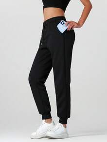 Platform Strict Selection - Winter Women's Outdoor Casual Sport Running Trousers, Soft And Comfortable Fabric, Suitable For Outdoor Jogging, Exploration, Camping, One Pair To Last The Whole Winter,Fleece