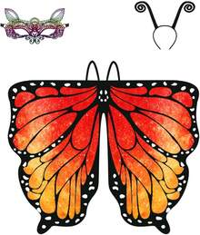Costume Women, Adult Wings Hoween Costumes Women, With Lace And Headband - 004 - Xem 10