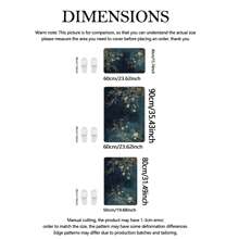 2025 Healing Series, Elegant Chinese-Style Artistic Floor Rug, Floral & Greenery Non-Slip Carpets For Kitchen/Bathroom, Durable, Washable, Fashionable Decor Suitable For Retirement, Teachers, Arts Enthusiasts, Holidays, Personal Use - Dark Green - View 2