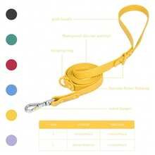 PVC wasserdichte Hundeleine, angenehme Textur, geeignet für sicheren Outdoor-Einsatz