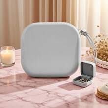 Nueva bolsa cosmética de silicona cuadrada mini, monedero multiusos pequeño para uso al aire libre, almacenamiento de llaves, auriculares, portador de tarjetas