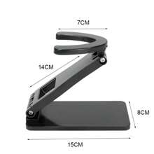 Soporte Base para Pistola Escaner De Código Barras Ajustable, unoversal de uso diario - Negro - Ver 6