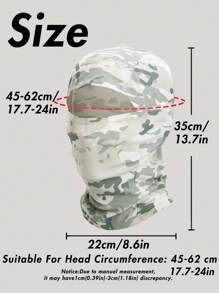 3 Packs All White Balaclava Windproof Balaclava Full Face Mask For Men Women Sun Protection Breathable Face Cover Shiesty Mask Ski Masks - Camouflage White - View 2