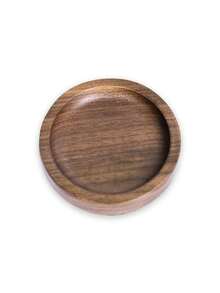 1pc Customized Jewelry Tray, Personalized Wooden Ring Tray, Customized Round Wooden Ring Holder, Engagement Ring Stand, Couple Wedding Gift, Round Jewelry Display Tray, Photography Prop, Customized Jewelry Tray - Multicolor - View 10