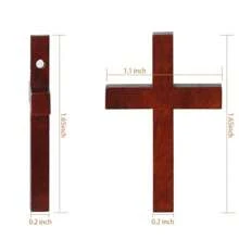 72 Pcs Mini Wooden Crosses Bulk Pack For Crafts Easter And Christmas Gifts