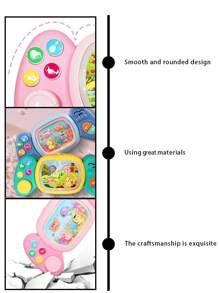 Jouet piano pour bébé pour tout-petits de 1 an et plus, jouets lumineux et musicaux pour 12 mois et plus, instrument de musique avec effets sonores, clavier éducatif pour piano pour bébé de 12 mois et plus, cadeau pour garçon et fille