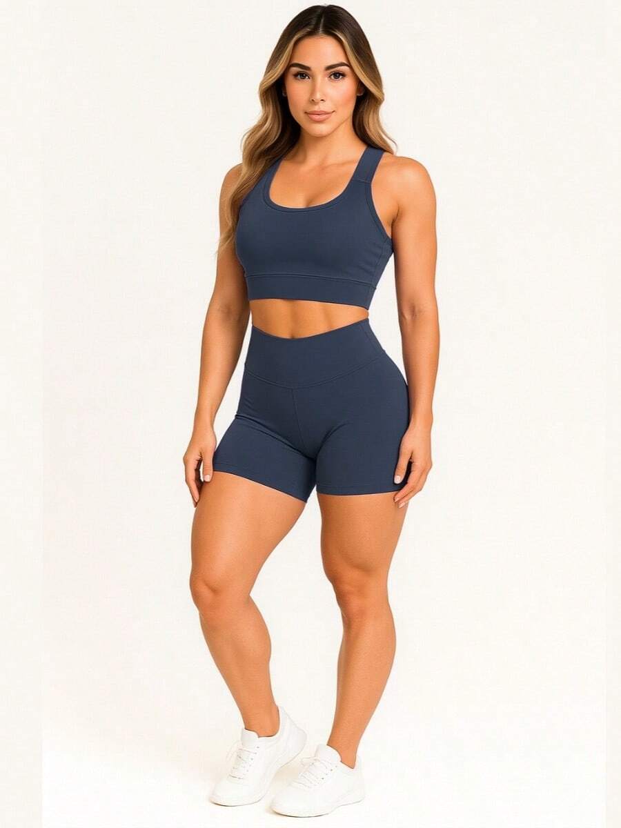 AKORIO MODAS Women Sports Sets - Navy Blue - View 1