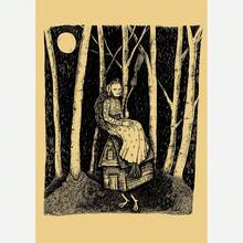 1 件/3 件墙面艺术海报可选框架复古抽象女巫生活墙面艺术海报印刷森林巫术装饰画卧室家居 - 彩色 - 查看 20