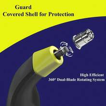 Single Blade Multi-Functional Precision Nose & Ear Hair Trimmer Attachment - Easily And Cleanly Trims Mustache And Beard - Multicolor - View 4