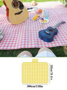 1 Piece Outdoor Picnic Mat, Portable Thickened Camping Mat, Beach Moisture-Proof Mat, Tent Ground Mat, Waterproof Lawn Mat, Travel Blanket For Indoor And Outdoor Family Games.