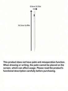 通用电容式触控笔，主动式铅笔型电容触控笔，配有 2 个替换笔尖，兼容安卓、苹果 iPad，书写流畅的高端电容笔（仅支持苹果、安卓、鸿蒙操作系统以及部分 Windows 系统，不适用于电阻式或电磁式屏幕设备）