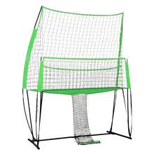 Volleyballnetz Trainingssystem, Tragbares 3-in-1 Volleyball Netz mit Tragetasche, Höhenverstellbar Volleyball-Rebounder für Hinterhof-Schlägerteam Solo-Trainingsgeräte, 2.44 * 3.35 M - Grün - Übersicht 10