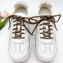 1 Pair Multi-Size Multi-Purpose Round Shoelaces, Suitable For Boots, Basketball Shoes, Thick Sole Sneakers, Practical Shoelaces For Outdoor Use, Easy To Carry