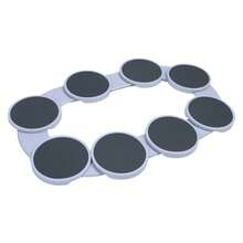 360° Rotating Serving Tray - Premium Lazy Susan Turntable For Dining Tables & Kitchen Storage | Space-Saving Spinning Organiser For Condiments, Spices & Snacks | Non-Slip Stable Design - Multicolor - View 1