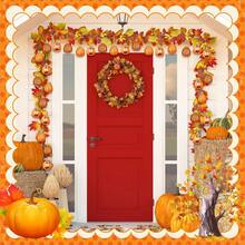 Thanksgiving Tree Ornaments Shiny Pumpkin Plastic Ornaments Fall Decorations For Home