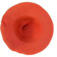 Women Witch Hat Wool Knitted Cap Party Masquerade Cosplay Costume Accessory Daily - Orange - 查看 4