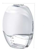 Electric, 1000mAH Large Capacity Battery, Portable, Hands-Free Breast Pump - Lightweight Electric Breast Pump, Leak Proof Upgraded, 3 Modes And 12 Settings With 17/19/21/27mm Flange (1/2 Pieces Set - White/Pink)