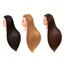 Creative Styling, Adult Mannequin Head For Hair Styling, Braiding & Makeup - Perfect For Display & Practice,24inch - Gold - View 5