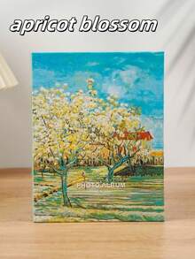 1 pieza - Tamaño 4R, estilos disponibles, 50 páginas interiores con 100 fotos, reversible, álbum de diseño de pintura al óleo, álbum de estilo de inserción, álbum conmemorativo de pintura al óleo, álbum de fotos de dibujos animados para niños