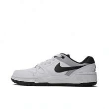Nike Full Force Low Boy's Sneakers Retro 1980s Inspired Genuine And Synthetic Leather Lightweight Cushioning Durable Traction FV5929-101