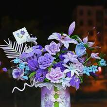 51 件/套超值装 DIY 管道清洁器散装带教程视频，适合花朵，60 种颜色加密雪尼尔茎，适合返校季节，30 厘米彩色管道清洁器工艺用品彩色雪尼尔茎，管道清洁器毛绒金属丝茎有线扭棒发带，价格实惠，质量好，漂亮，非常适合商务 Ganda Ng Kulay 质量好，颜色不一样 - 彩色 - 查看 10