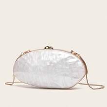 YYW Acrylic Purses And Handbags For Women Multicolor Perspex Clutch Banquet Evening Crossbody Handbag,For Parties, Dances, Weddings, And Banquets,Christmas, Halloween, Labor Day Gifts For Women Women's Handbags - 白色 - 查看 7