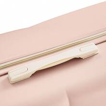 MERAX Luggage Set Of 3, Airline Certified Carry-On Luggage With Cup Holder, ABS Hard Shell Luggage With Spinner Wheels,Pink - Hồng - Xem 8